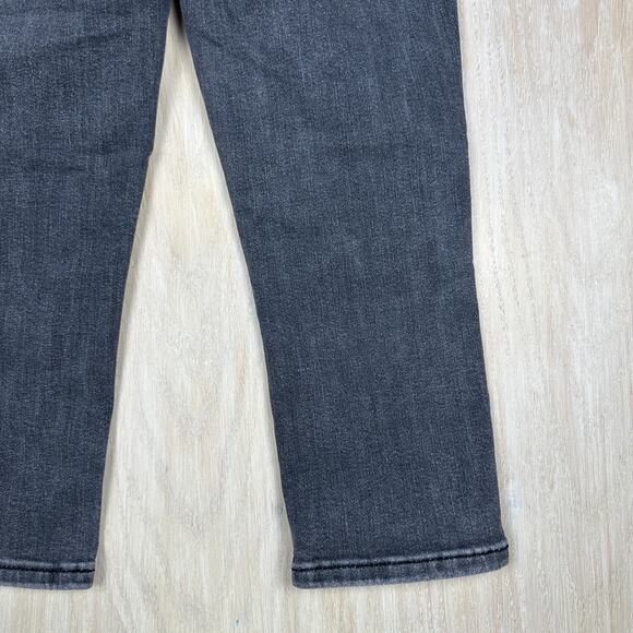 Judy Blue Gray Skinny Fit Mid Rise Capri Casual Cropped Ankle Denim Jeans 26 - Picture 13 of 16